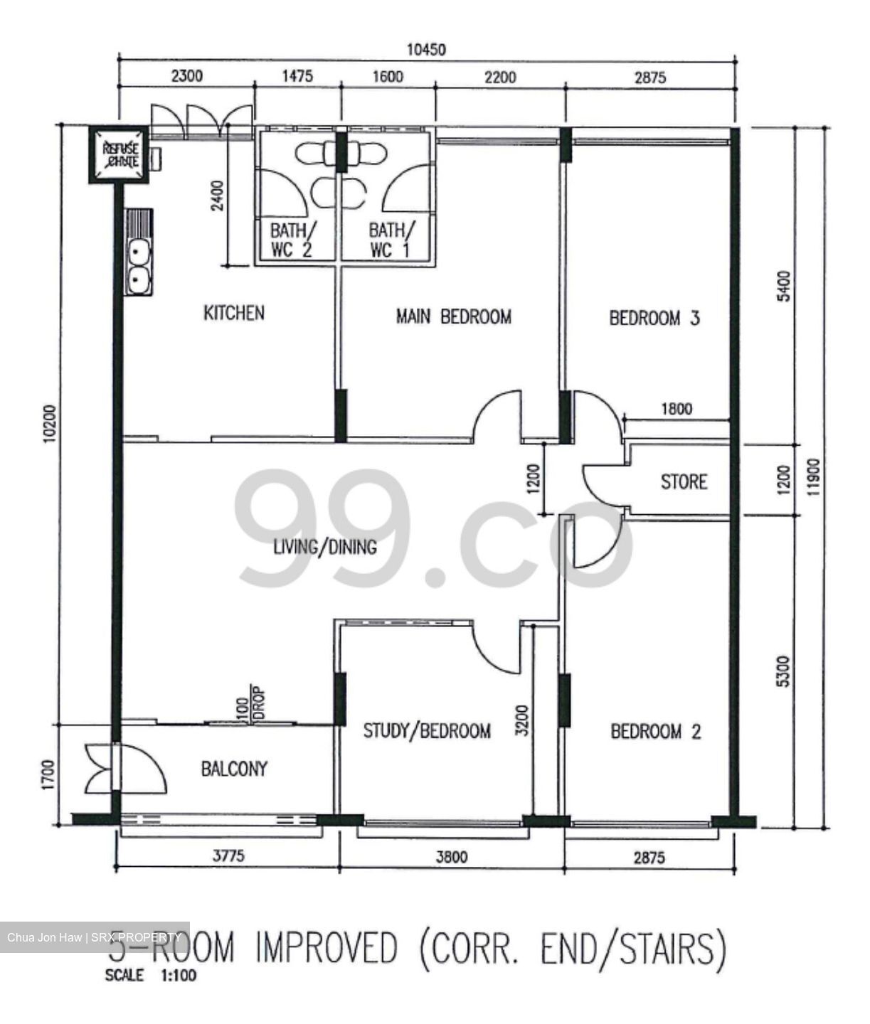 Blk 841 Yishun Street 81 (Yishun), HDB 5 Rooms #473133081